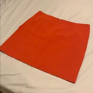 Ann Taylor LOFT Burnt Orange Skirt